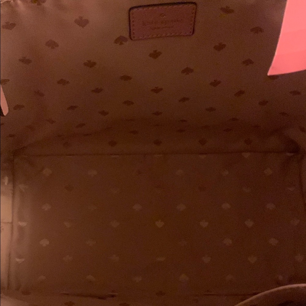 kate spade rose pink glitter tote - Picture 4 of 6